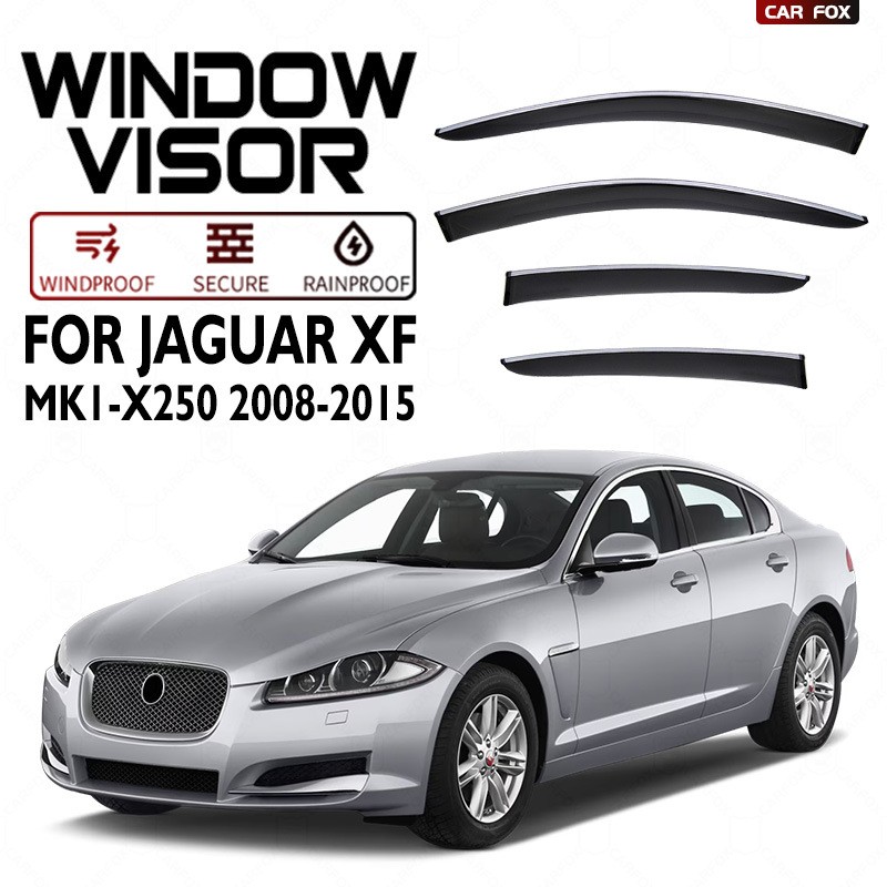 适用捷豹XF XFL晴雨挡雨板捷豹JAGUAR XF XFL Window visor